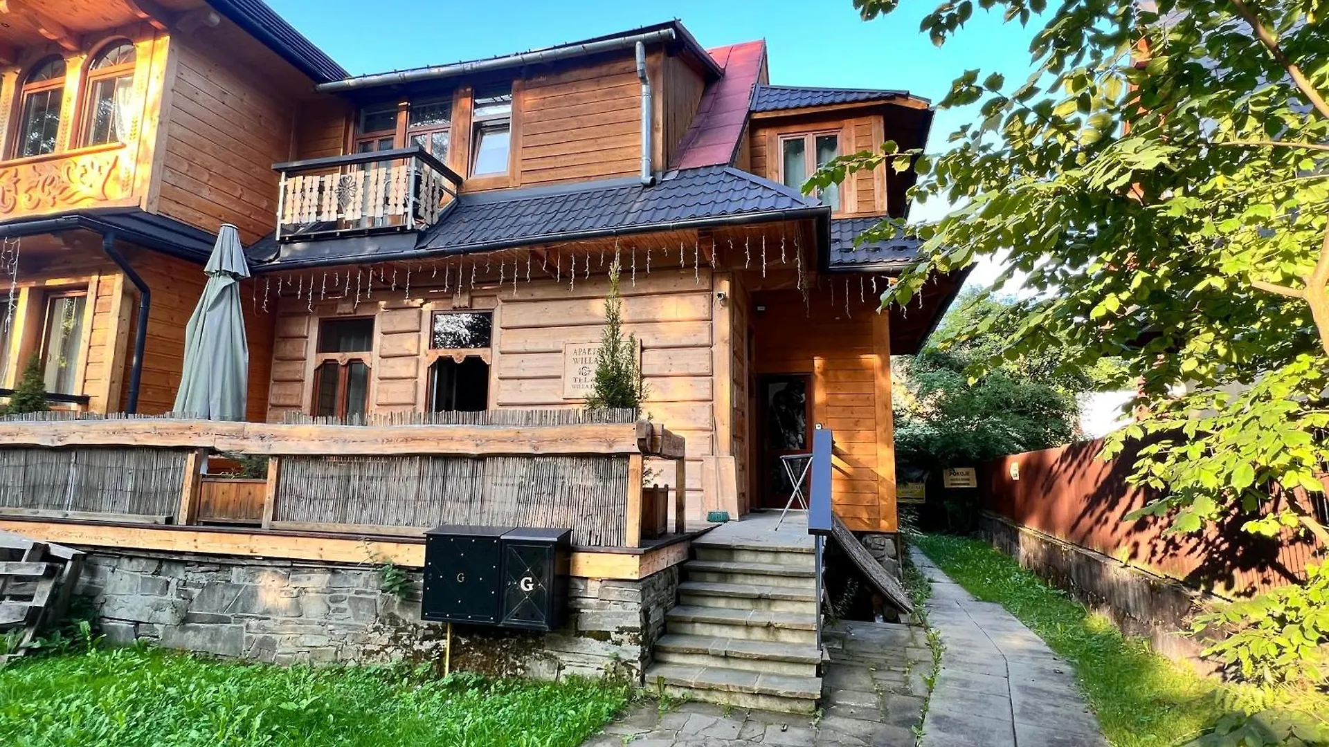 Lägenhetshotell Willa Jasna Apartamenty Centrum Zakopane Polen